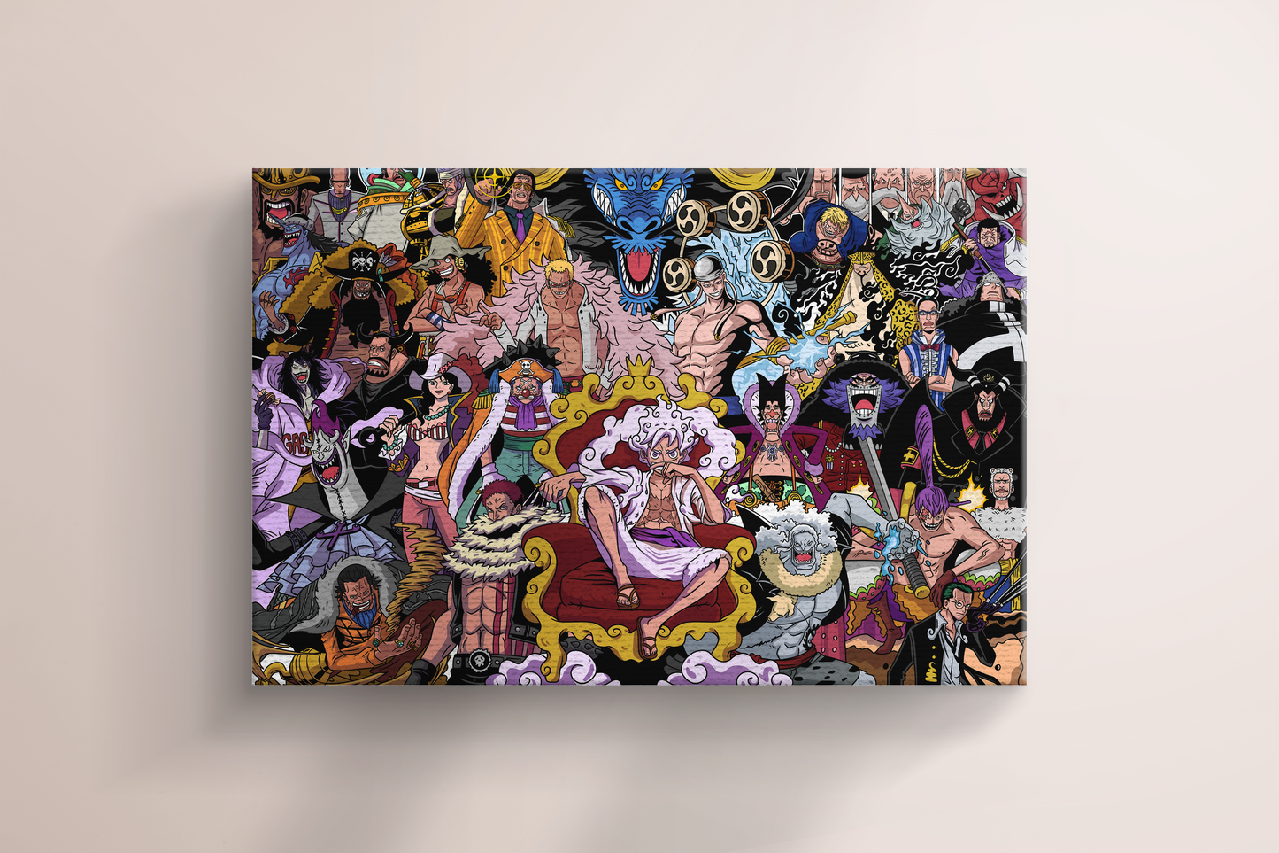 Quadro OnePiece - Luffy Punch Victim