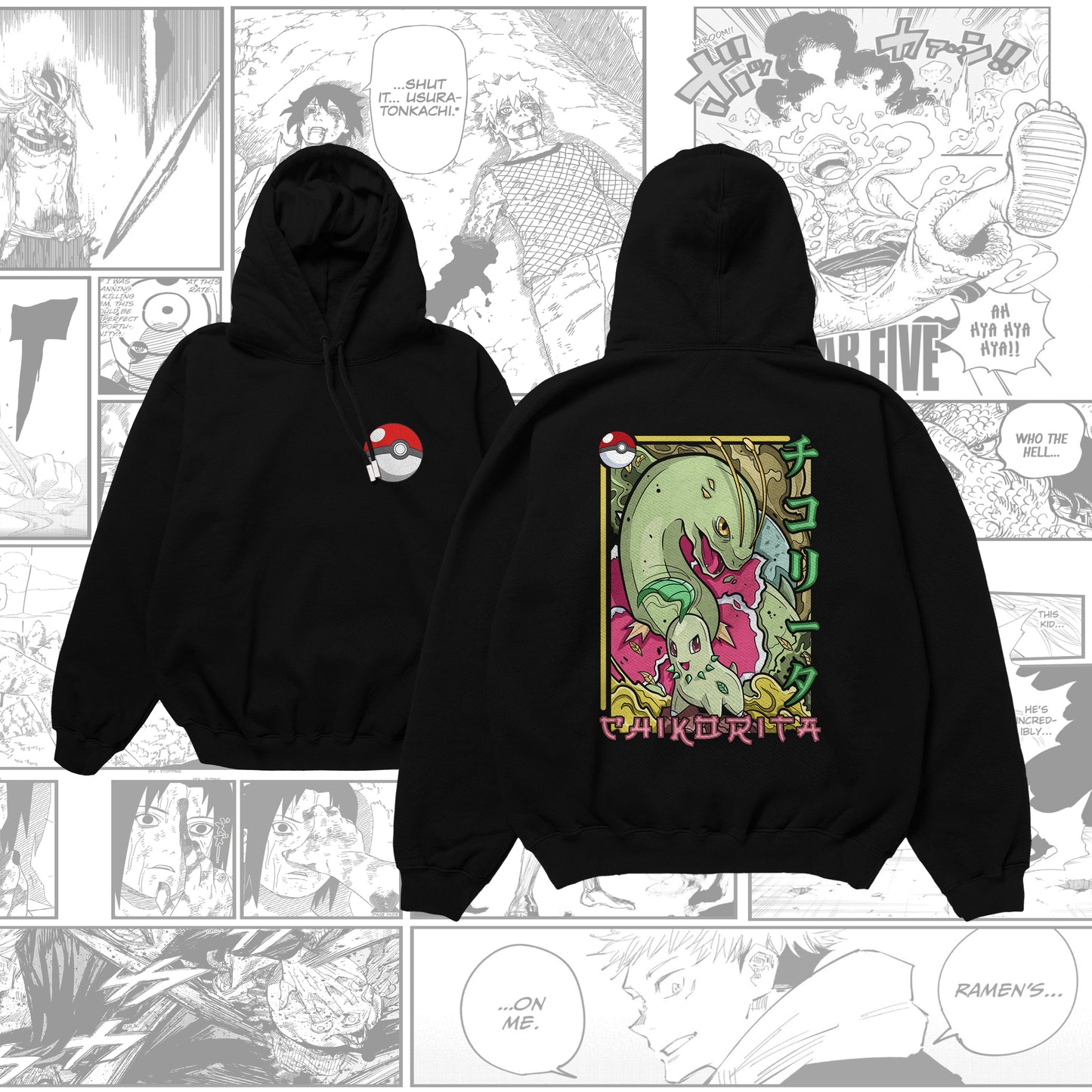 Felpa Pokemon - Chikorita