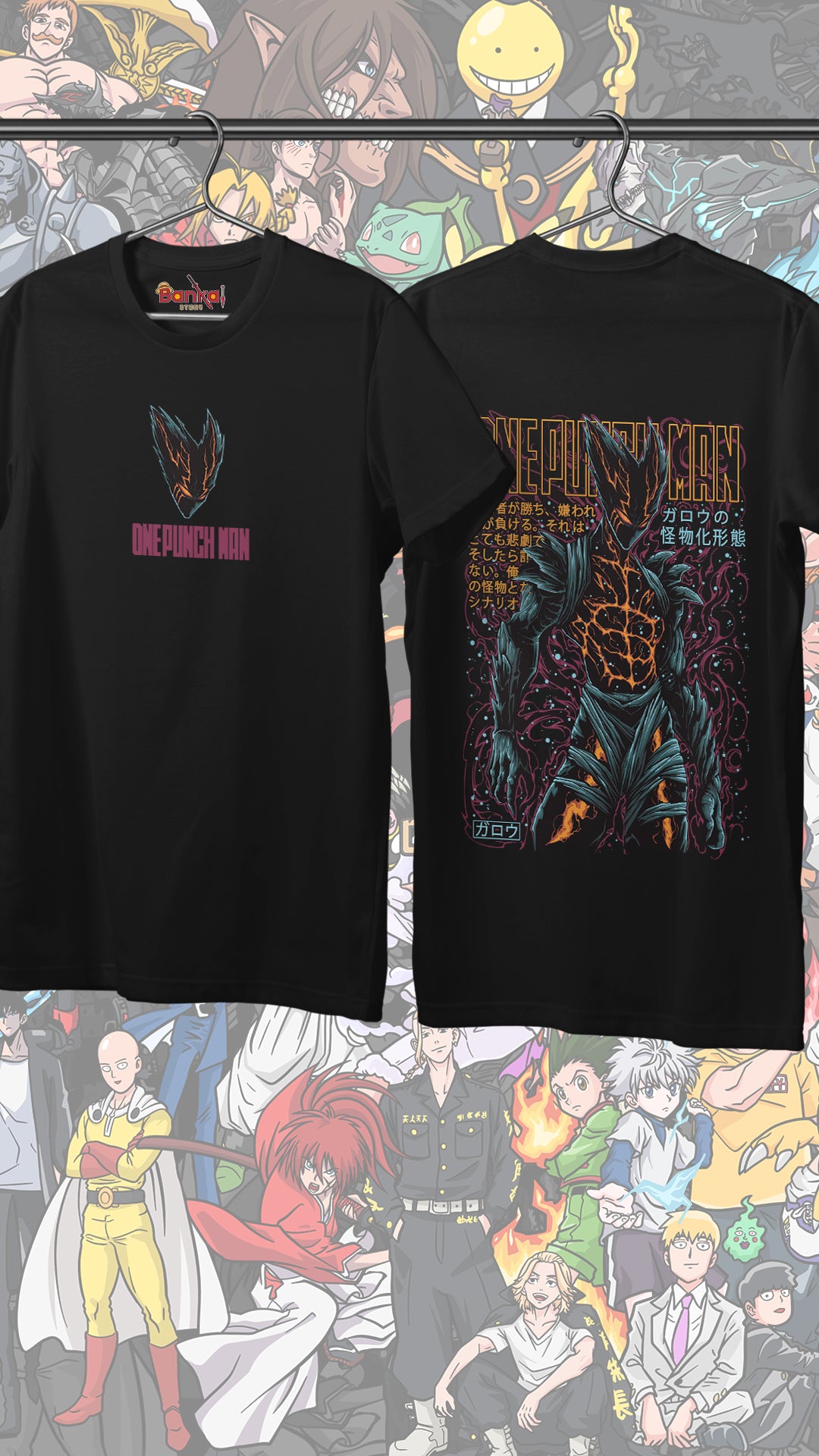 T-shirt One Punch Man - Garou