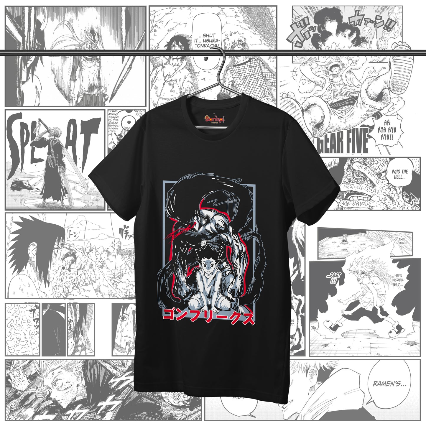 T-shirt Hunter X Hunter - Gon Trasform