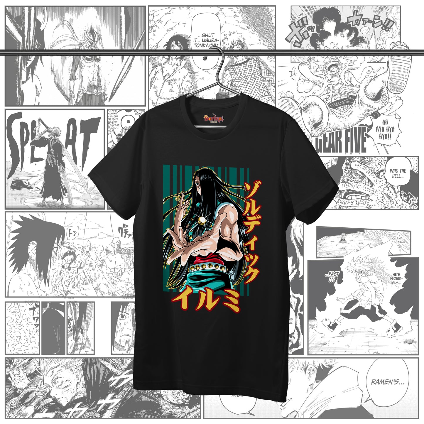 T-shirt Hunter X Hunter - Illumi Zoldyck