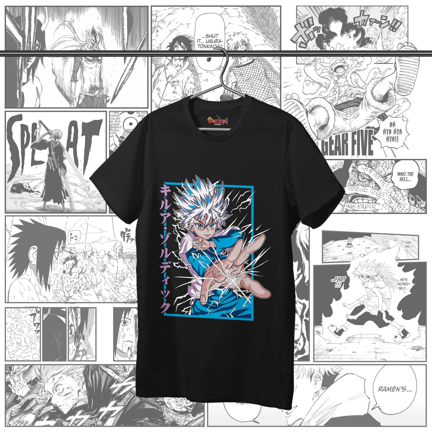 T-shirt Hunter X Hunter - Killua GodSpeed