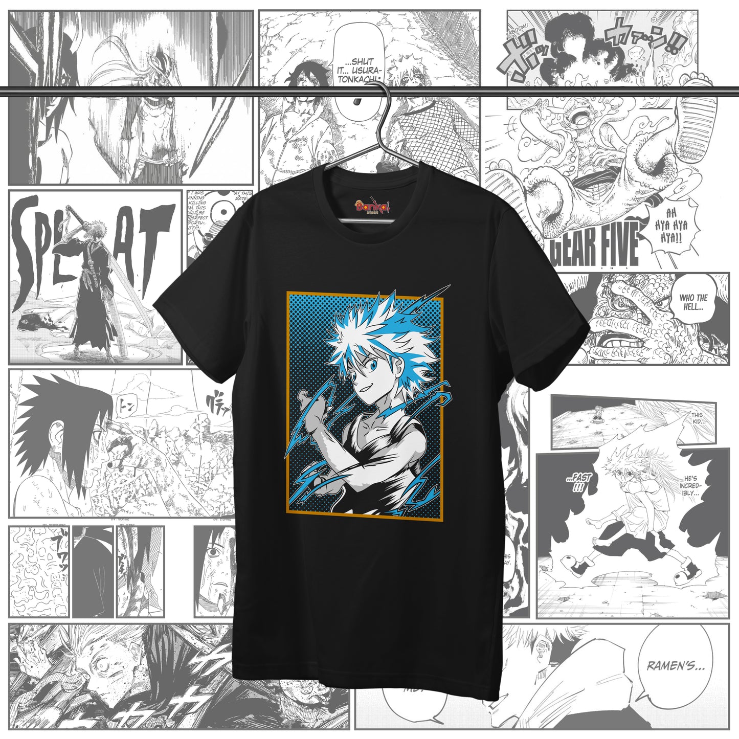 T-shirt Hunter X Hunter - Killua GodSpeed 2