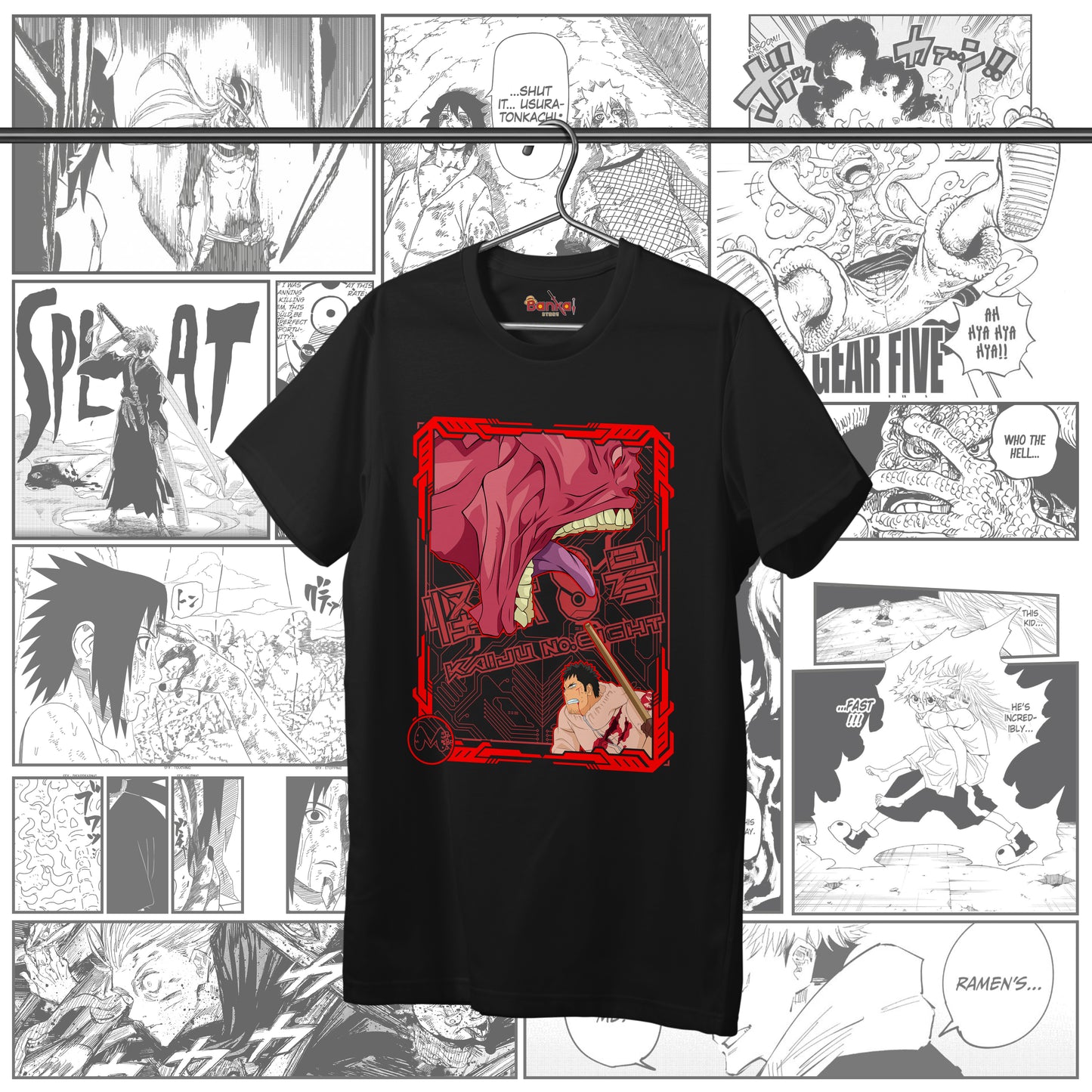 T-shirt Kaiju 8 - Kafka Hibino 002