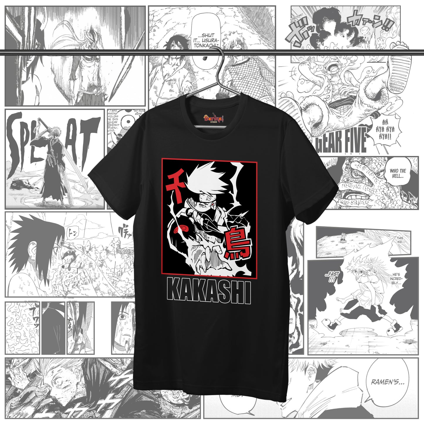T-shirt Naruto Shippuden - Kakashi Chidori