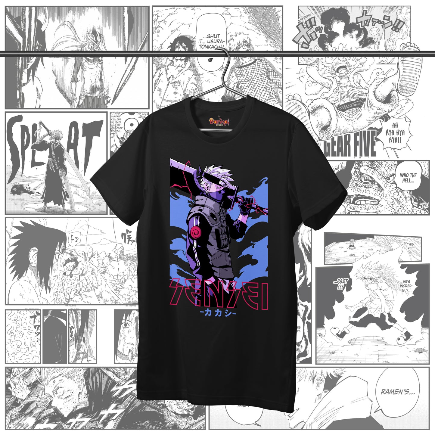 T-shirt Naruto Shippuden - Kakashi Sensei