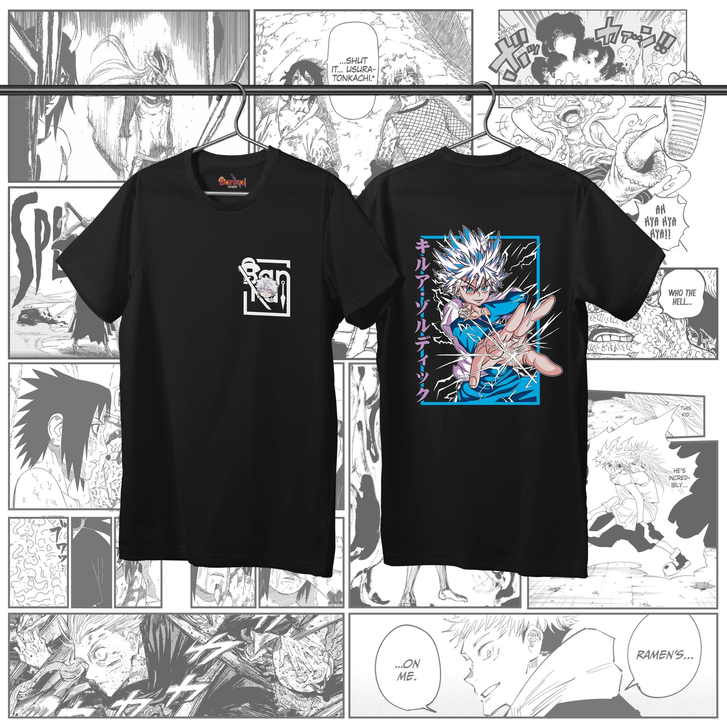 T-shirt Killua Zoldyck Godspeed