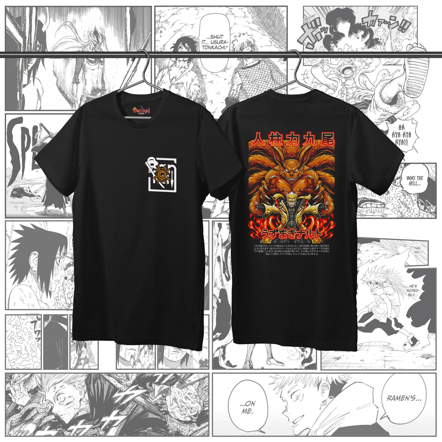 T-shirt Naruto and Kurama