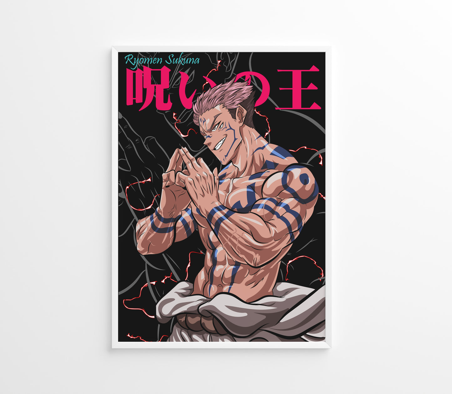 Poster Jujutsu Kaisen - Ryomen Sukuna