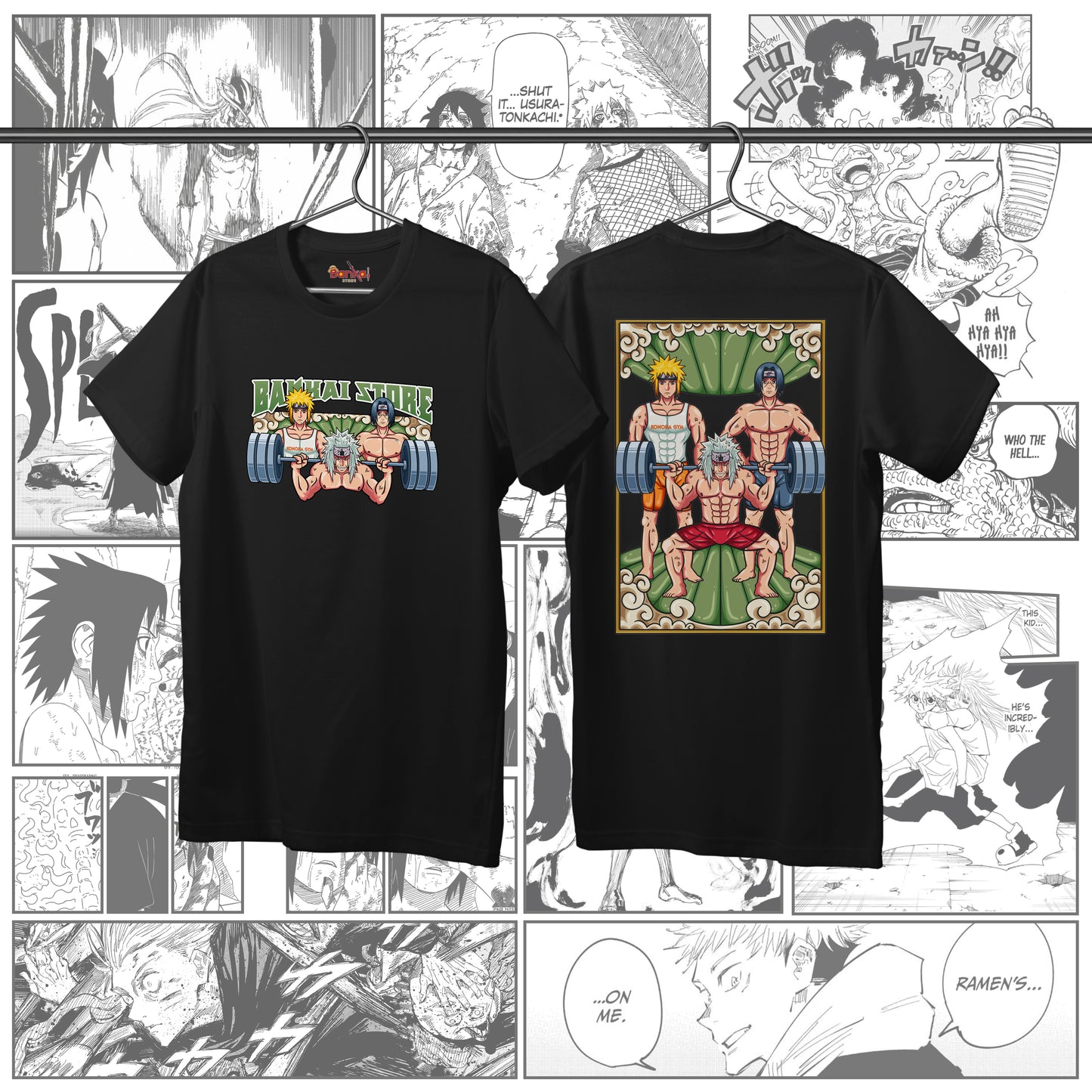 T-shirt Naruto Shippuden - Team Jiraya