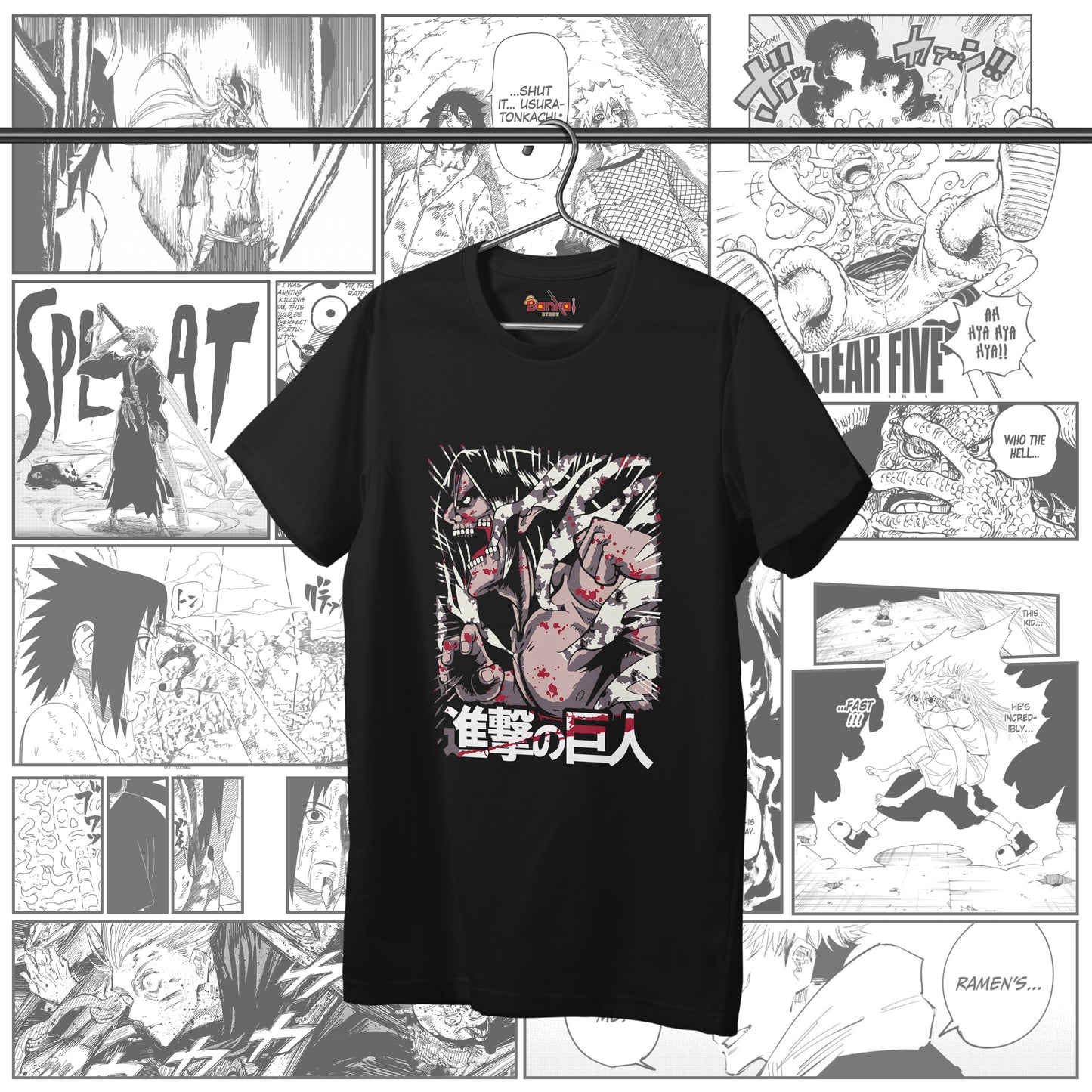 T-shirt AOT Attack Titan
