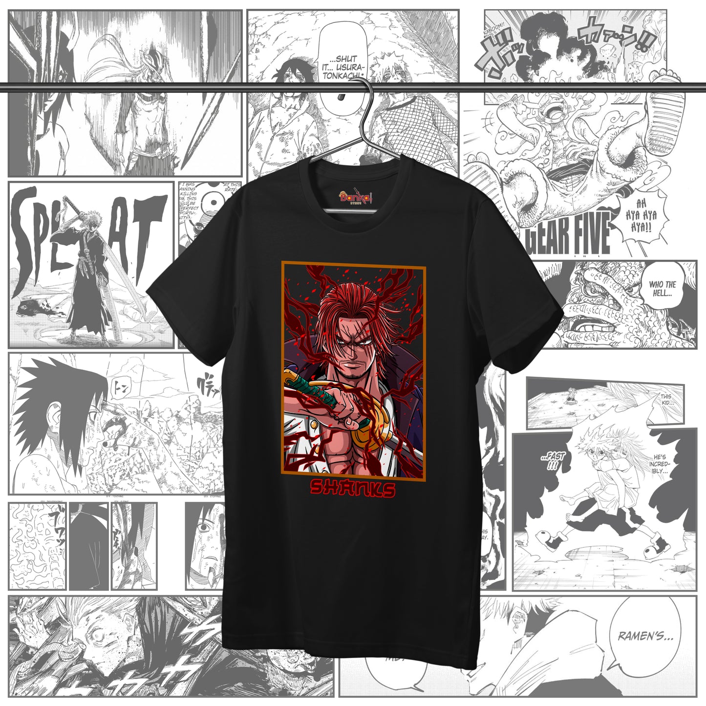 T-shirt OnePiece - Shanks Red