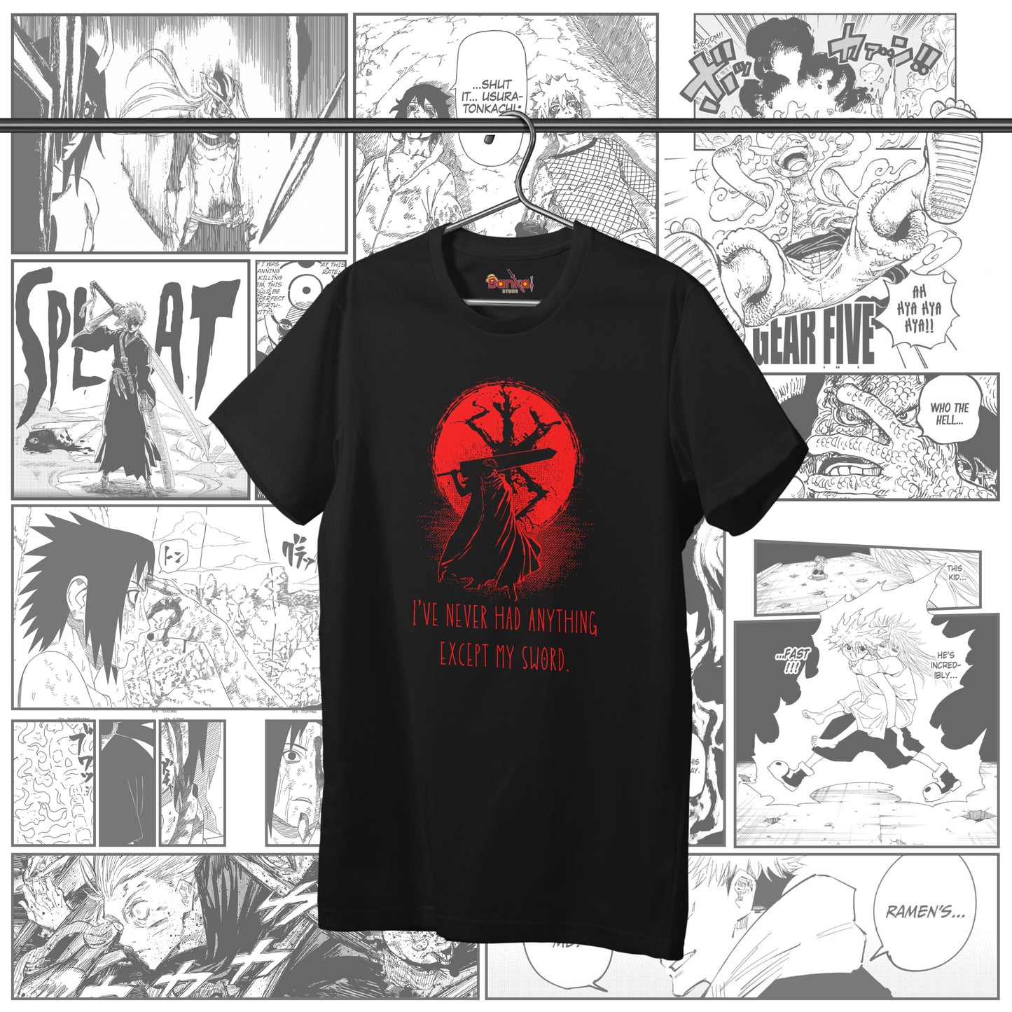 T-shirt Berserk - Guts only Red