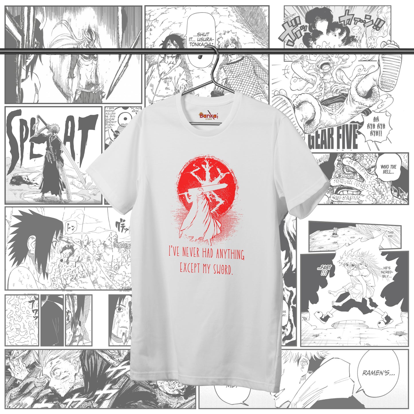 T-shirt Berserk - Guts only Red
