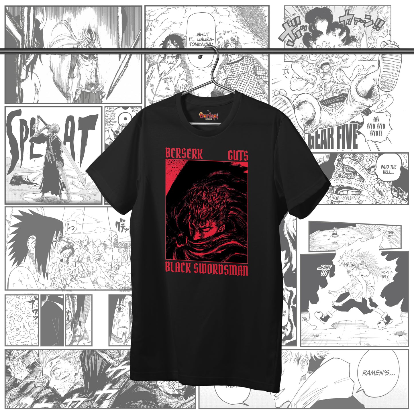 T-shirt Berserk - Guts Swordman