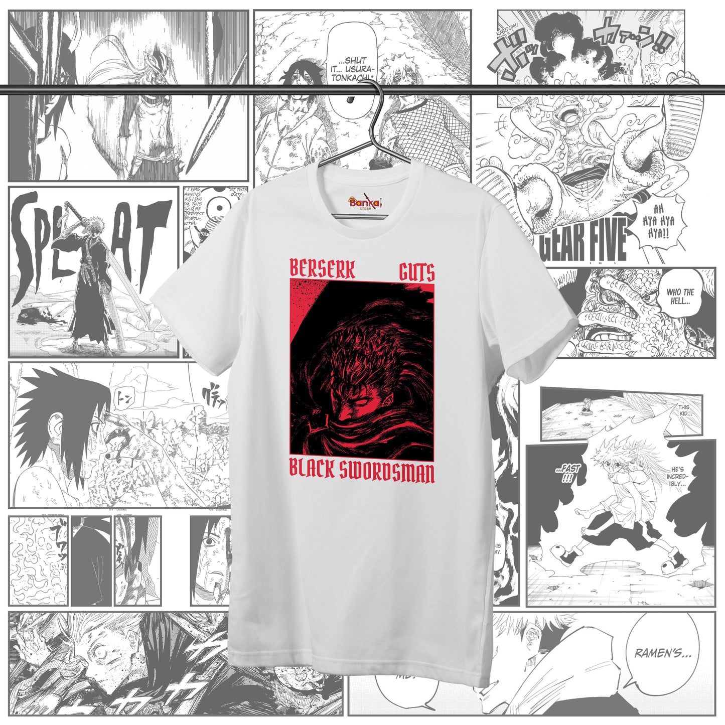 T-shirt Berserk - Guts Swordman