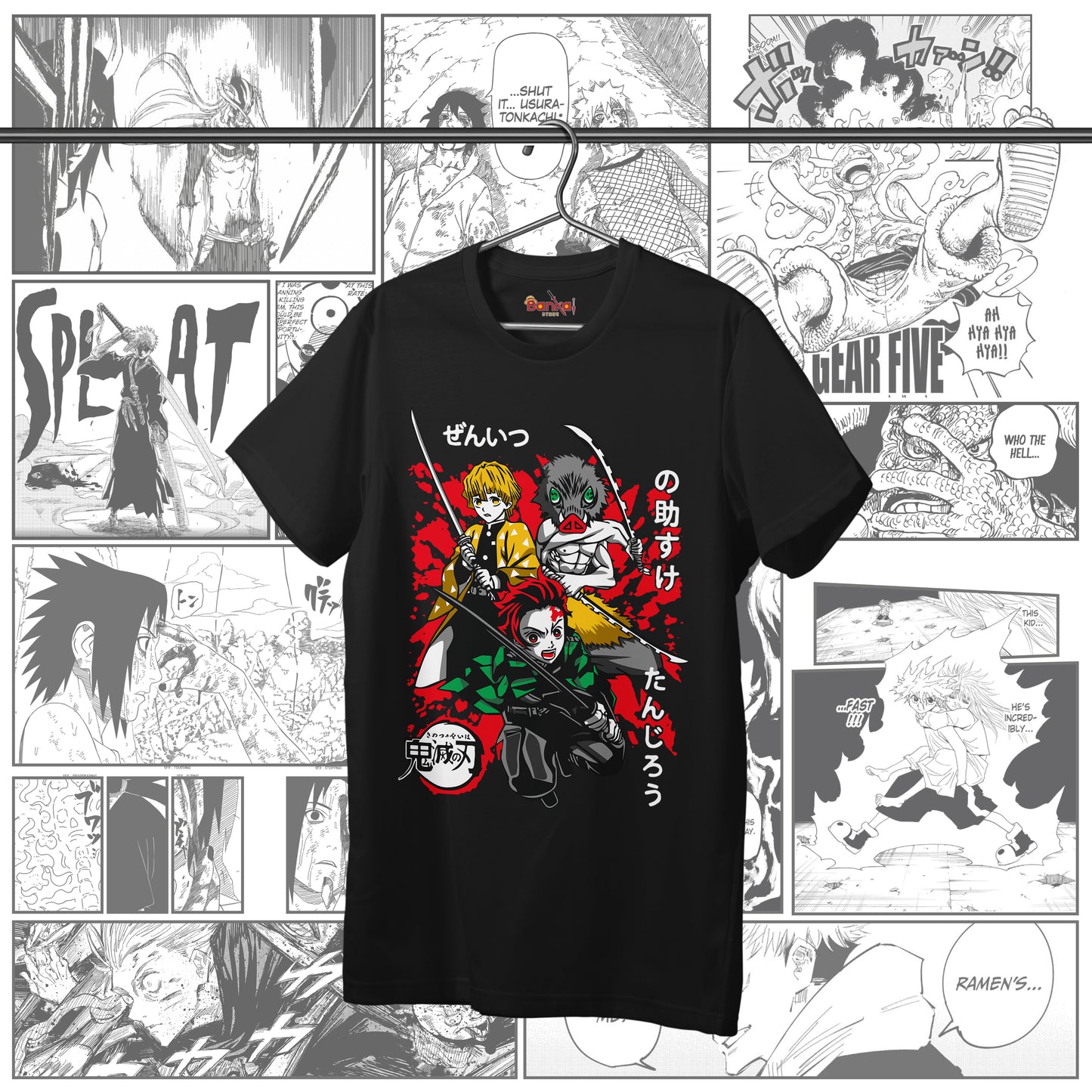 T-shirt Demon Slayer - Trio