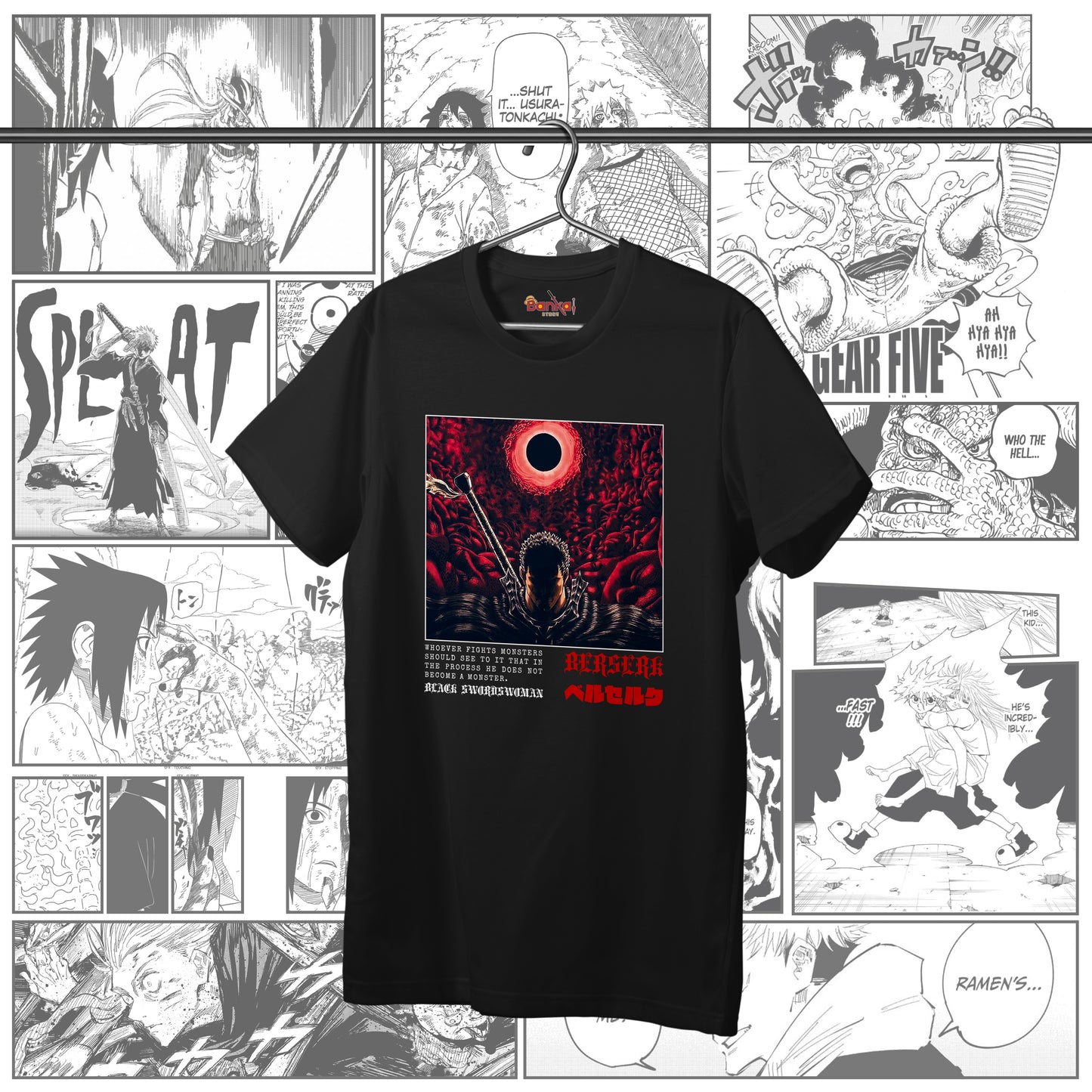 T-shirt Berserk - Guts Eclipse