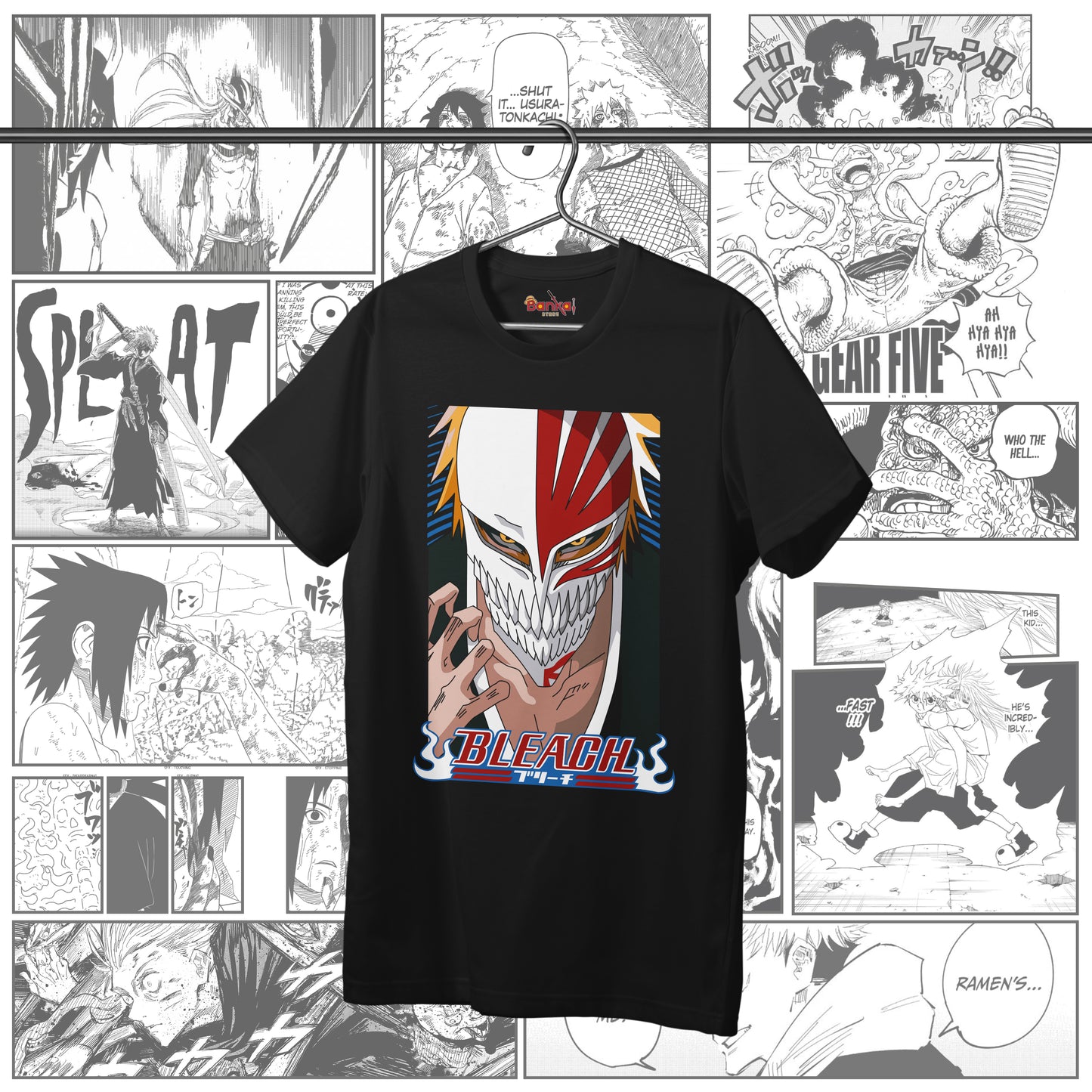 T-shirt BLEACH Ichigo Mask