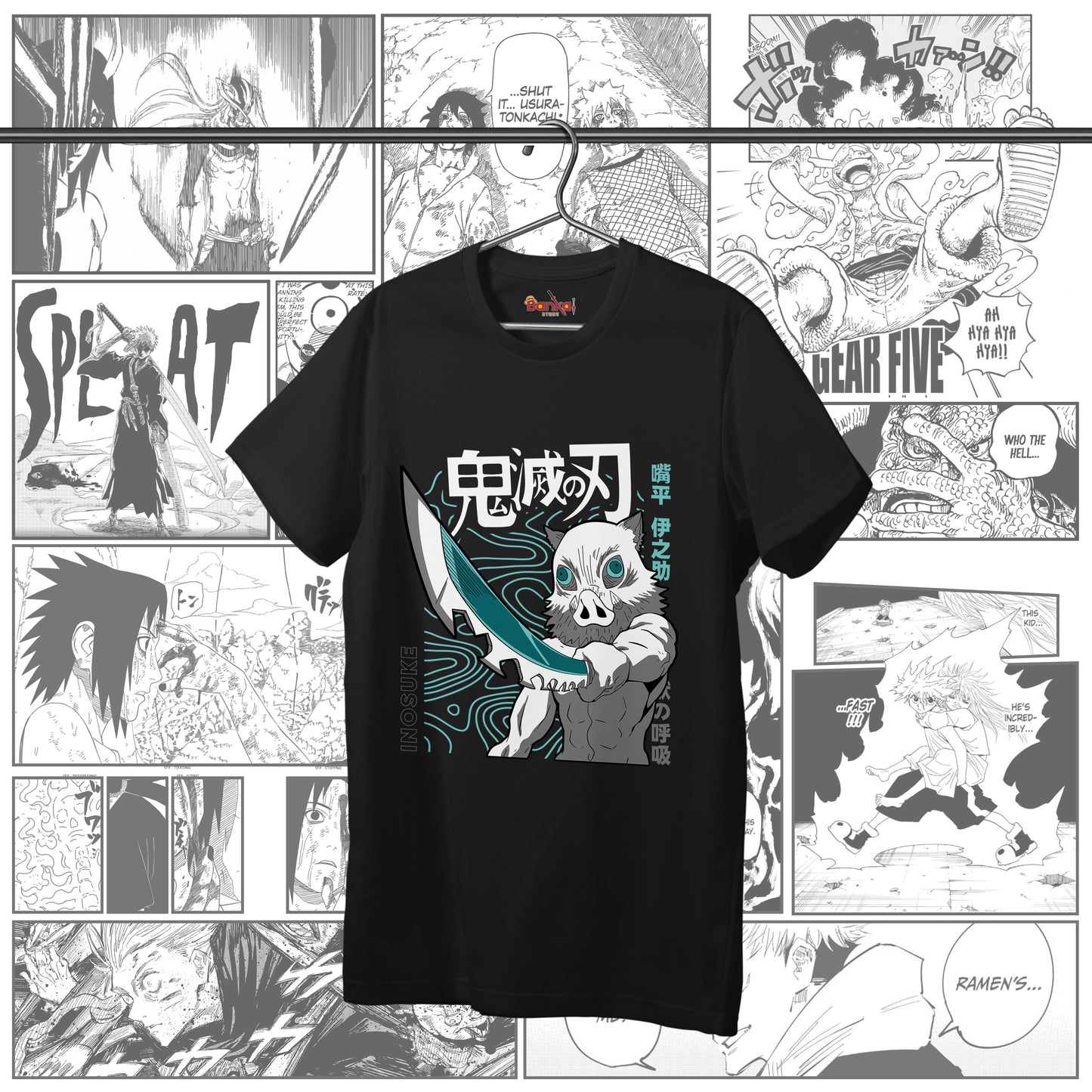 T-shirt Demon Slayer - Inosuke