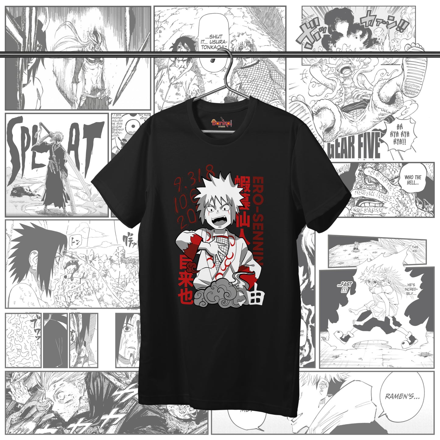 T-shirt Naruto - Jiraya Young