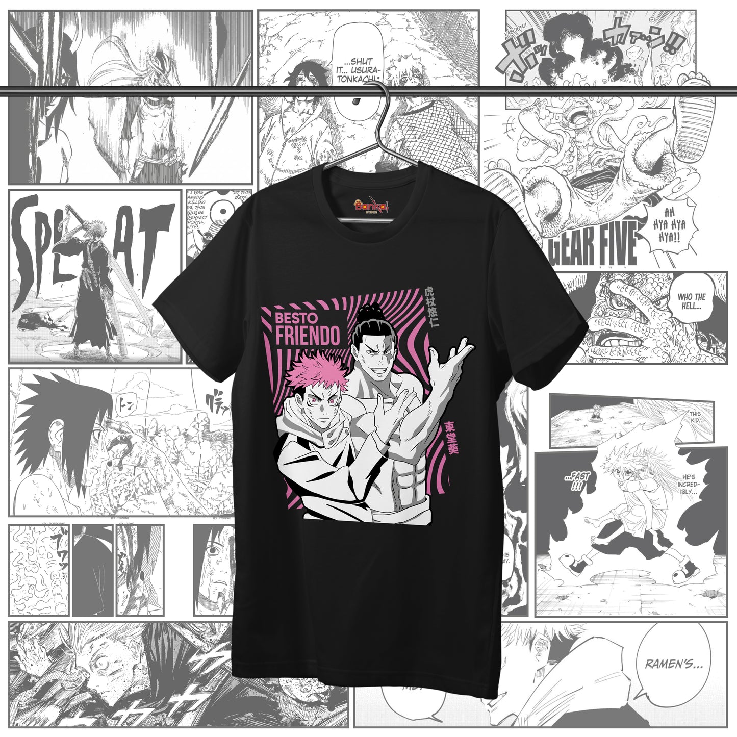T-shirt Jujutsu Kaisen - Besto Friendo 2
