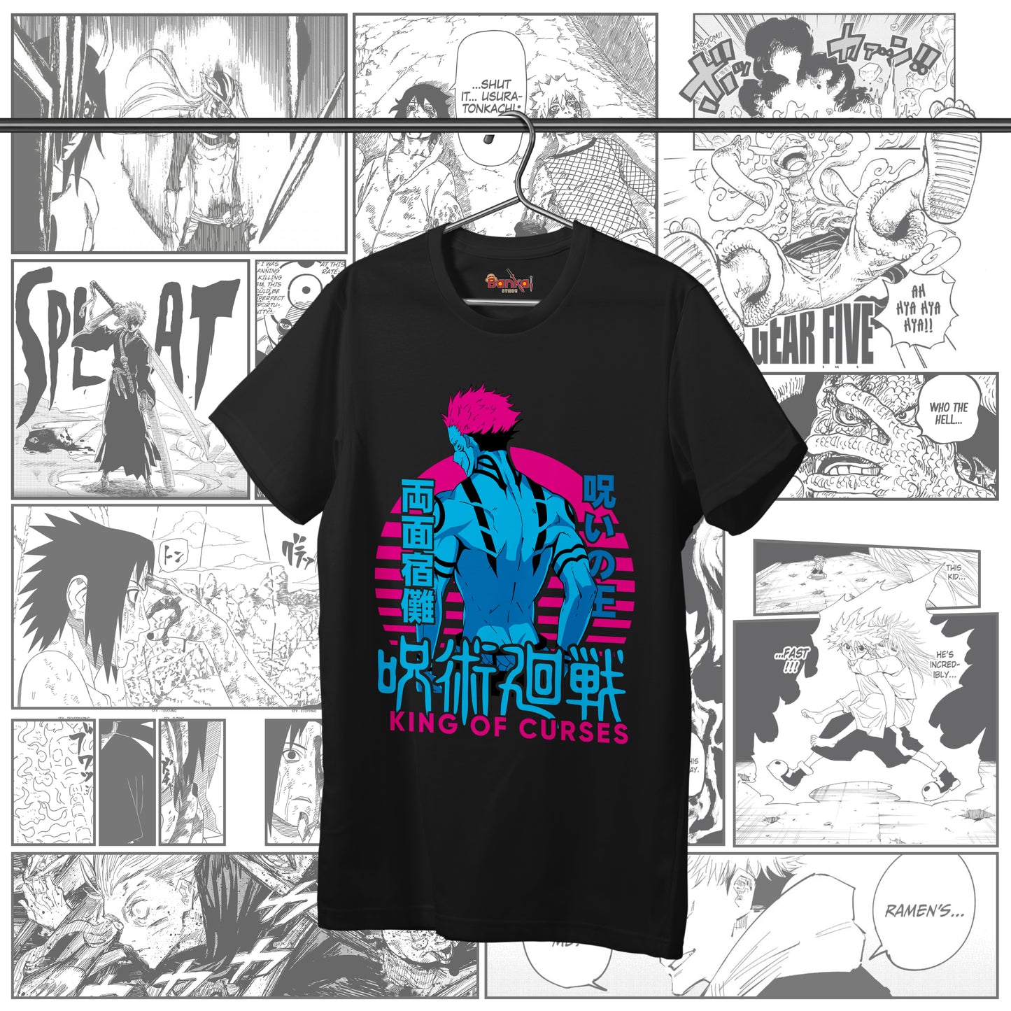 T-shirt Jujutsu Kaisen - Sukuna Neon