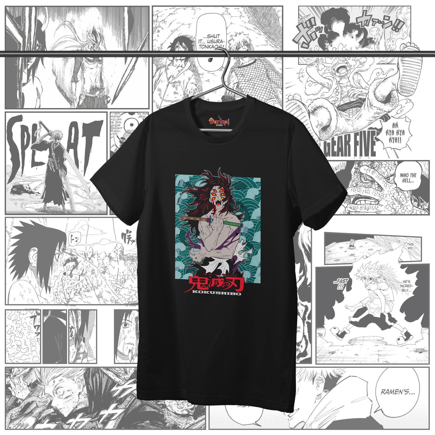 T-shirt Demon Slayer - Kokushibo