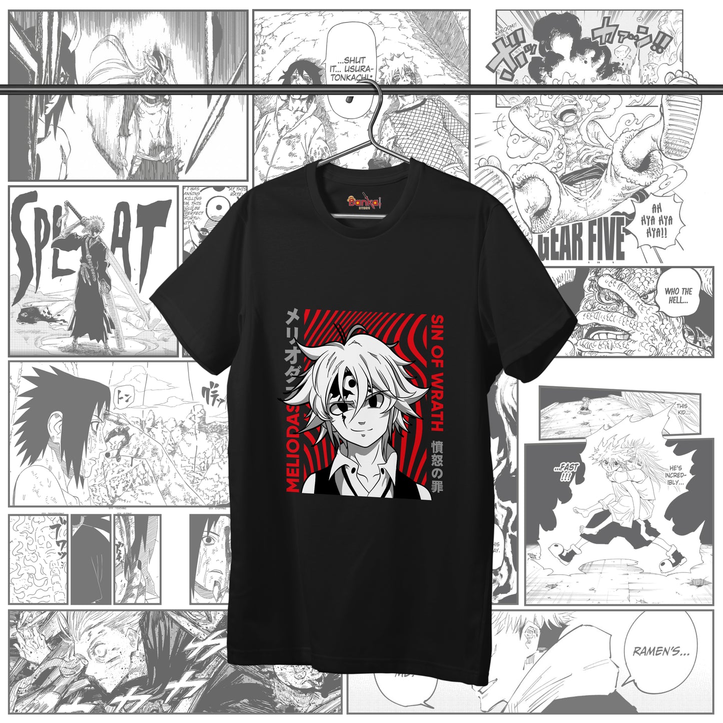 T-Shirt Seven Deadly Sins - Meliodas Ira 2