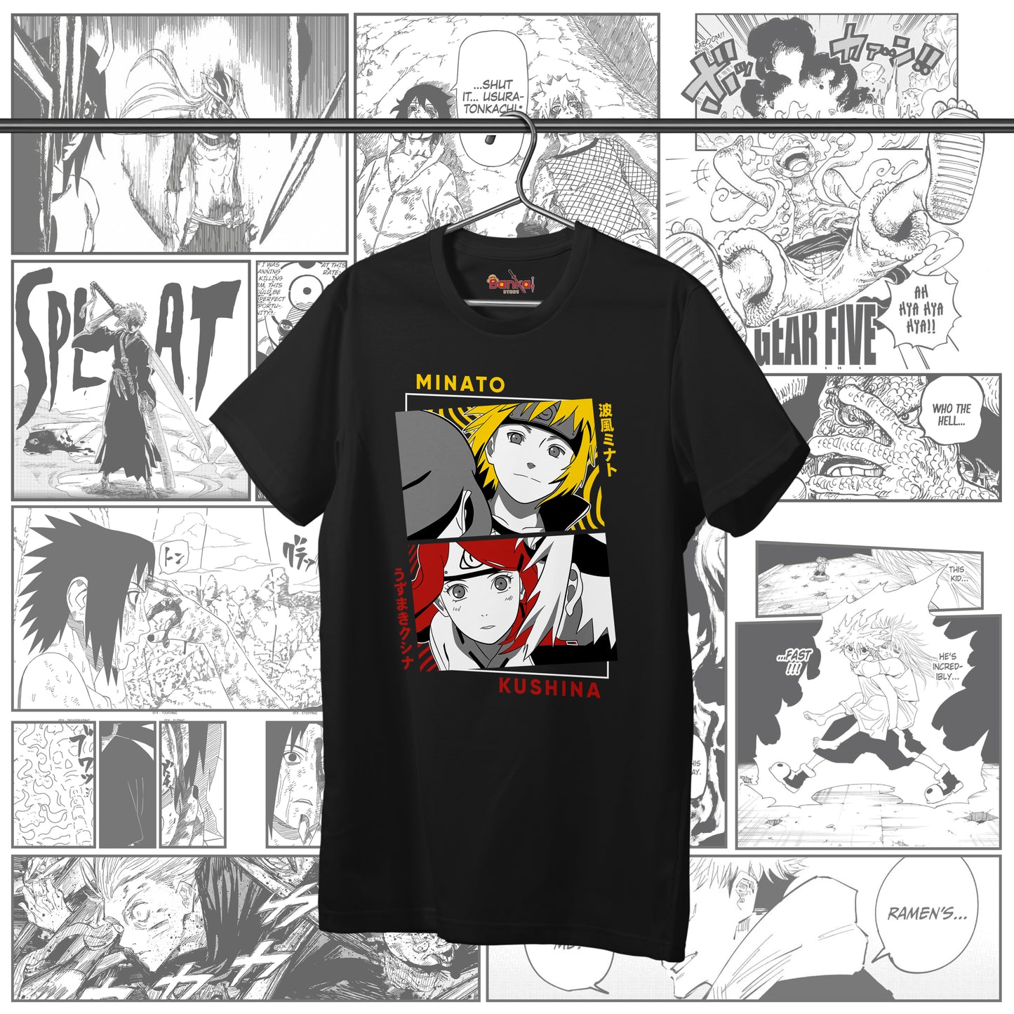 T-shirt Naruto - MinatoxKushina