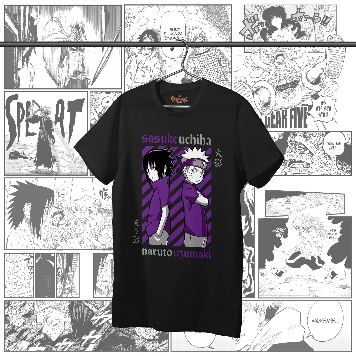 T-shirt Naruto - NarutoxSasuke Kids