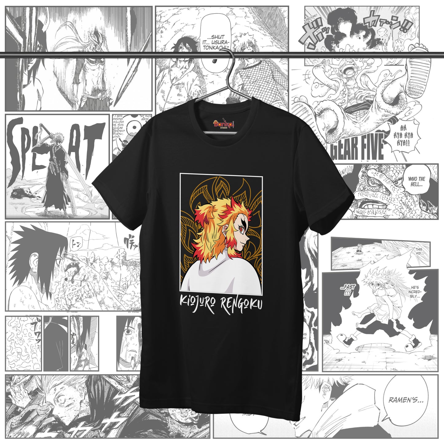 T-shirt Demon Slayer - Rengoku