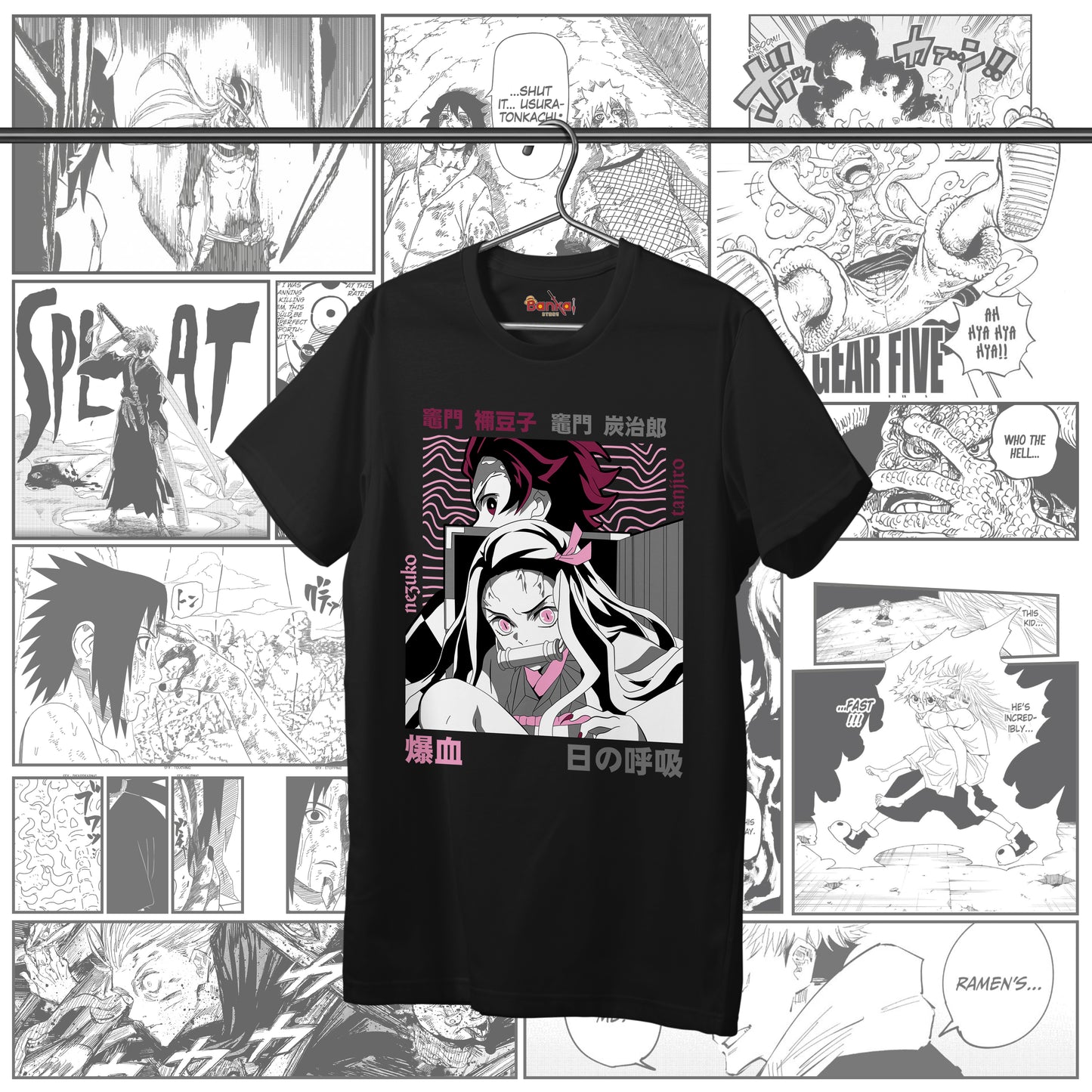 T-shirt Demon Slayer - TanjiroeNazuko