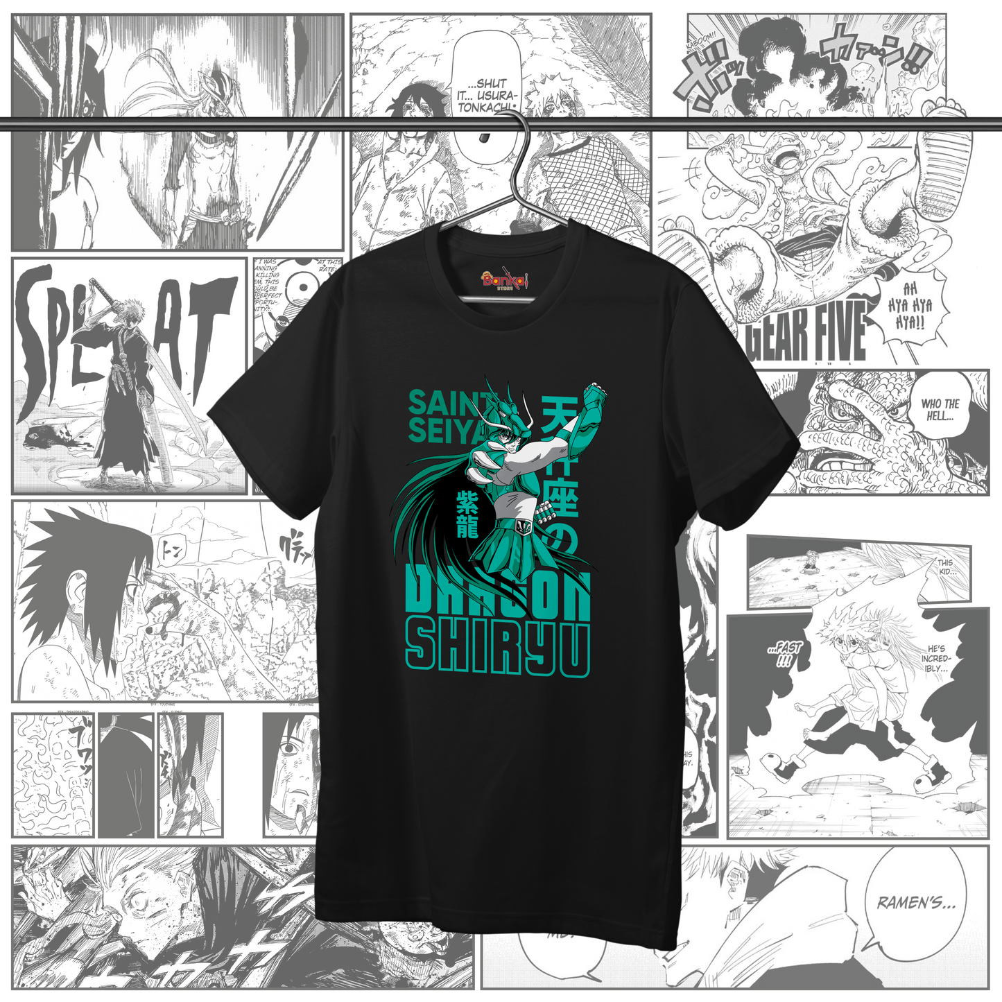 T-shirt Saint Seiya - Dragon Shiryu