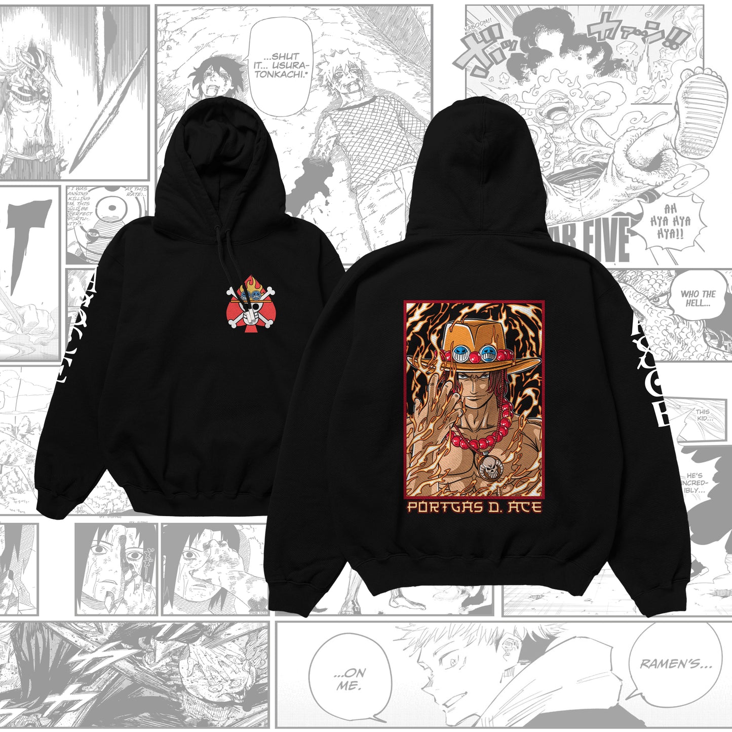 Felpa OnePiece - Ace New