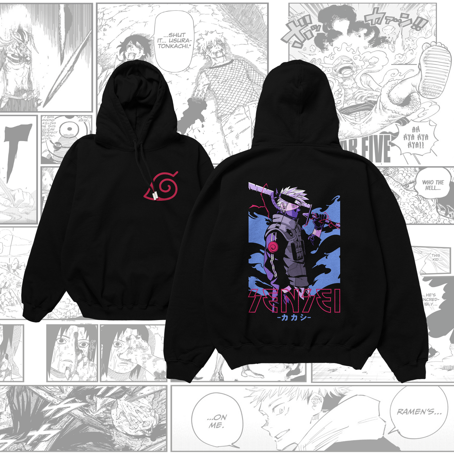 Felpa Naruto Shippuden - Kakashi Sensei