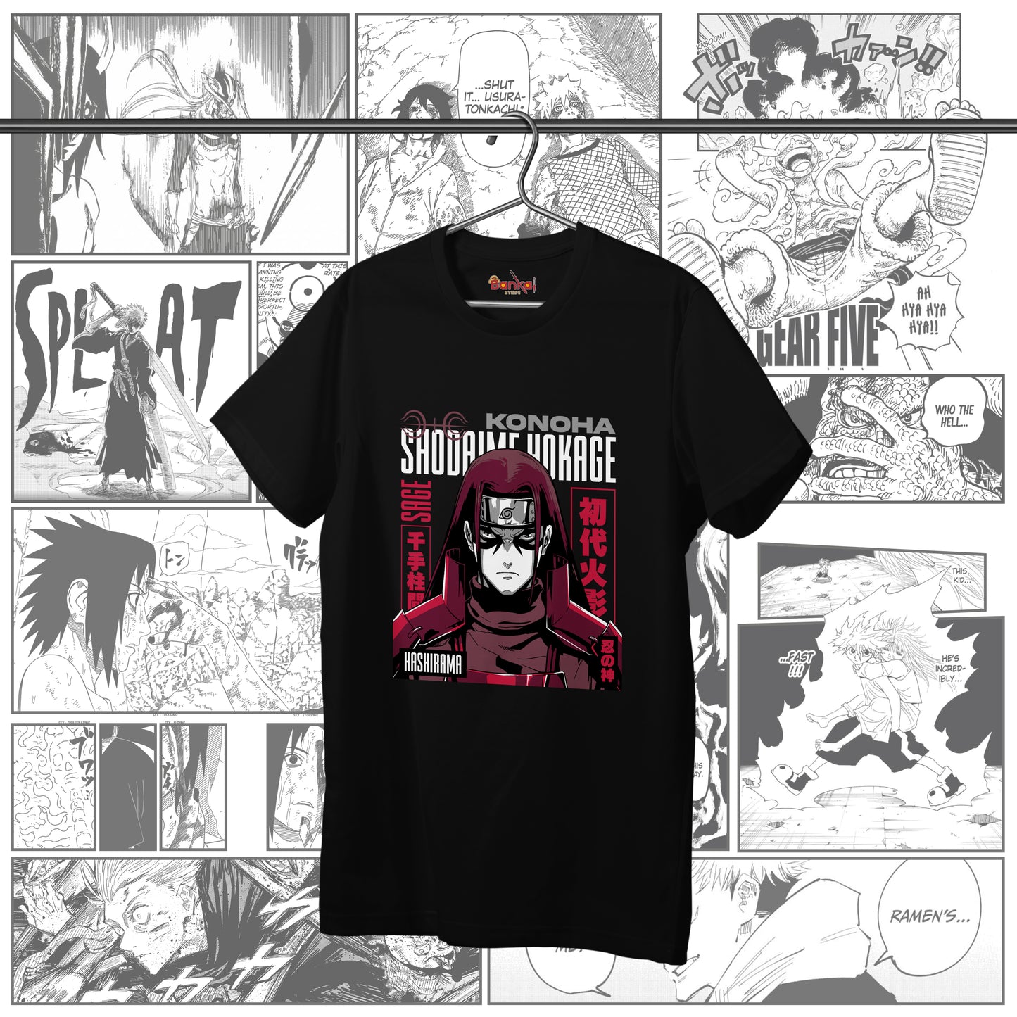 T-shirt Naruto Shippuden - Hashirama Senju