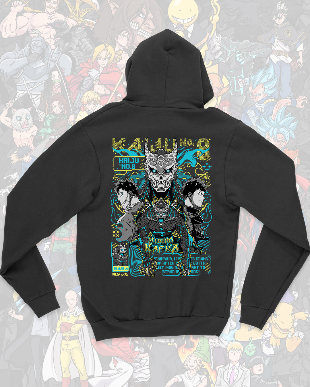 Felpa Kaiju 8 - Kafka Hibino