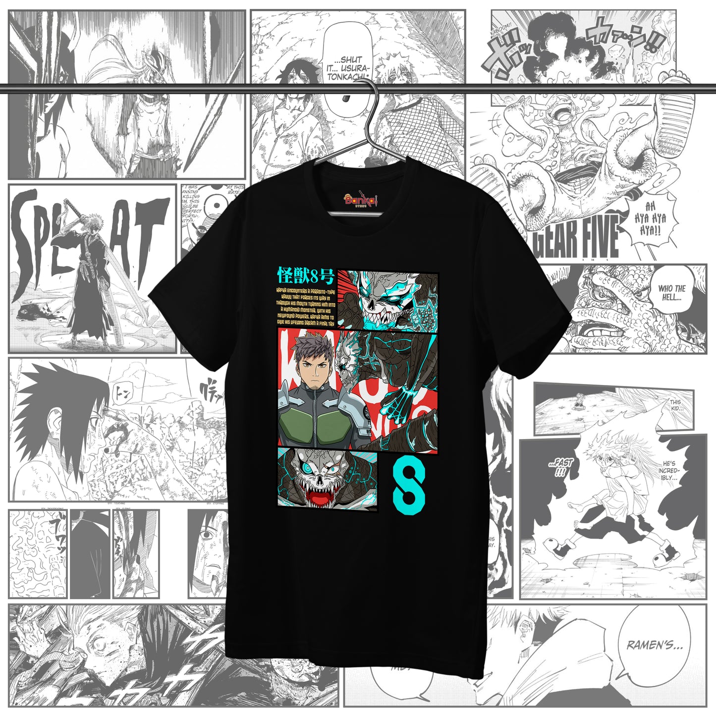 T-shirt Kaiju 8 - Kafka Hibino 005