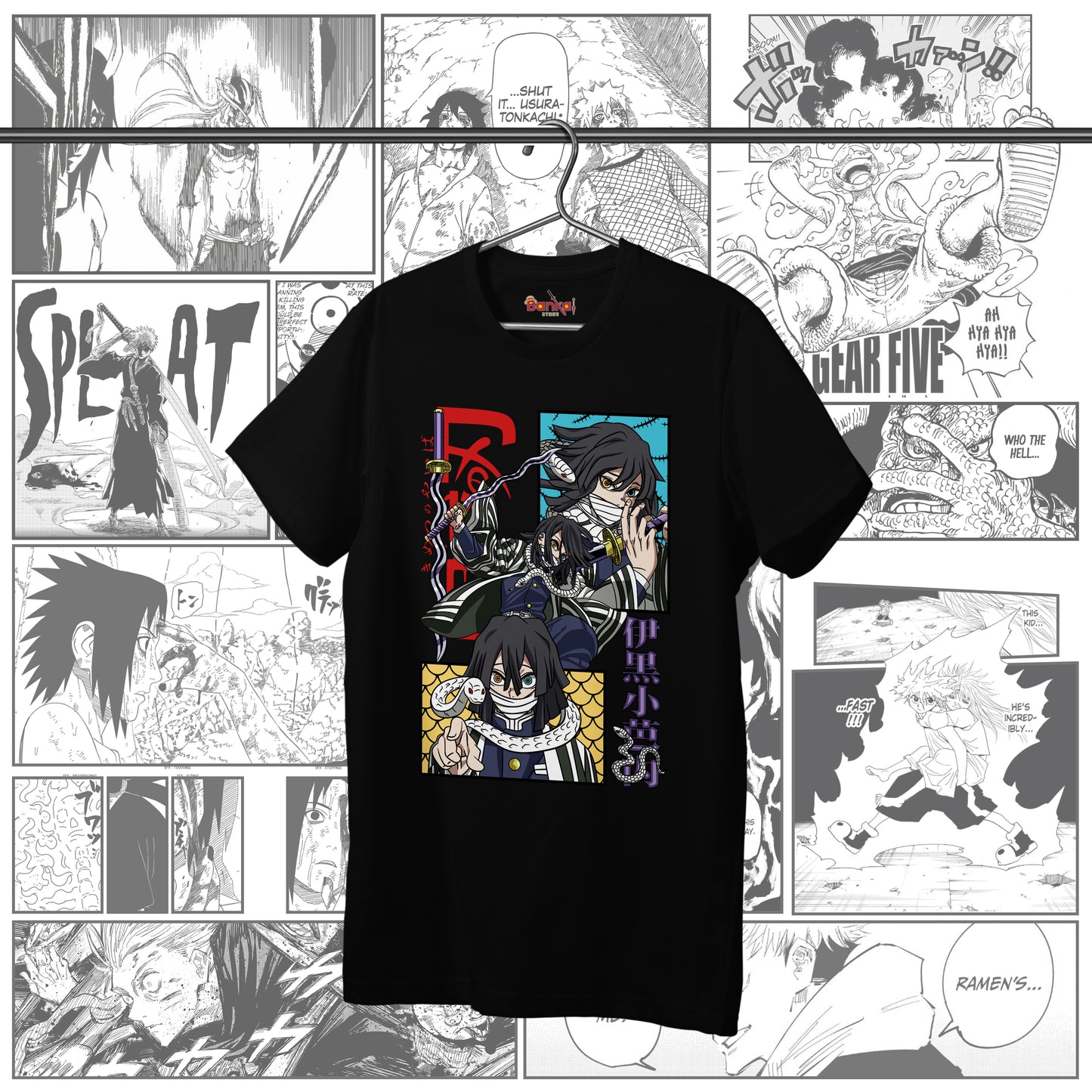 T-shirt Demon Slayer - Obanai 9 Pilastri