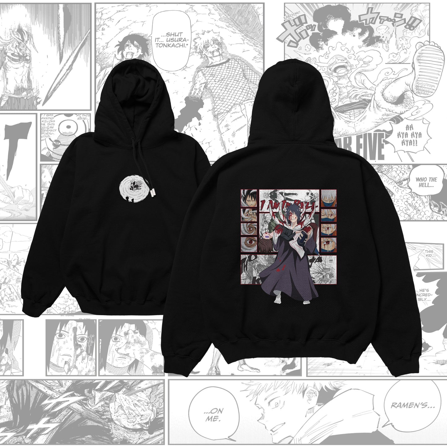Felpa Naruto Shippuden - Obito & Rin Death Scene