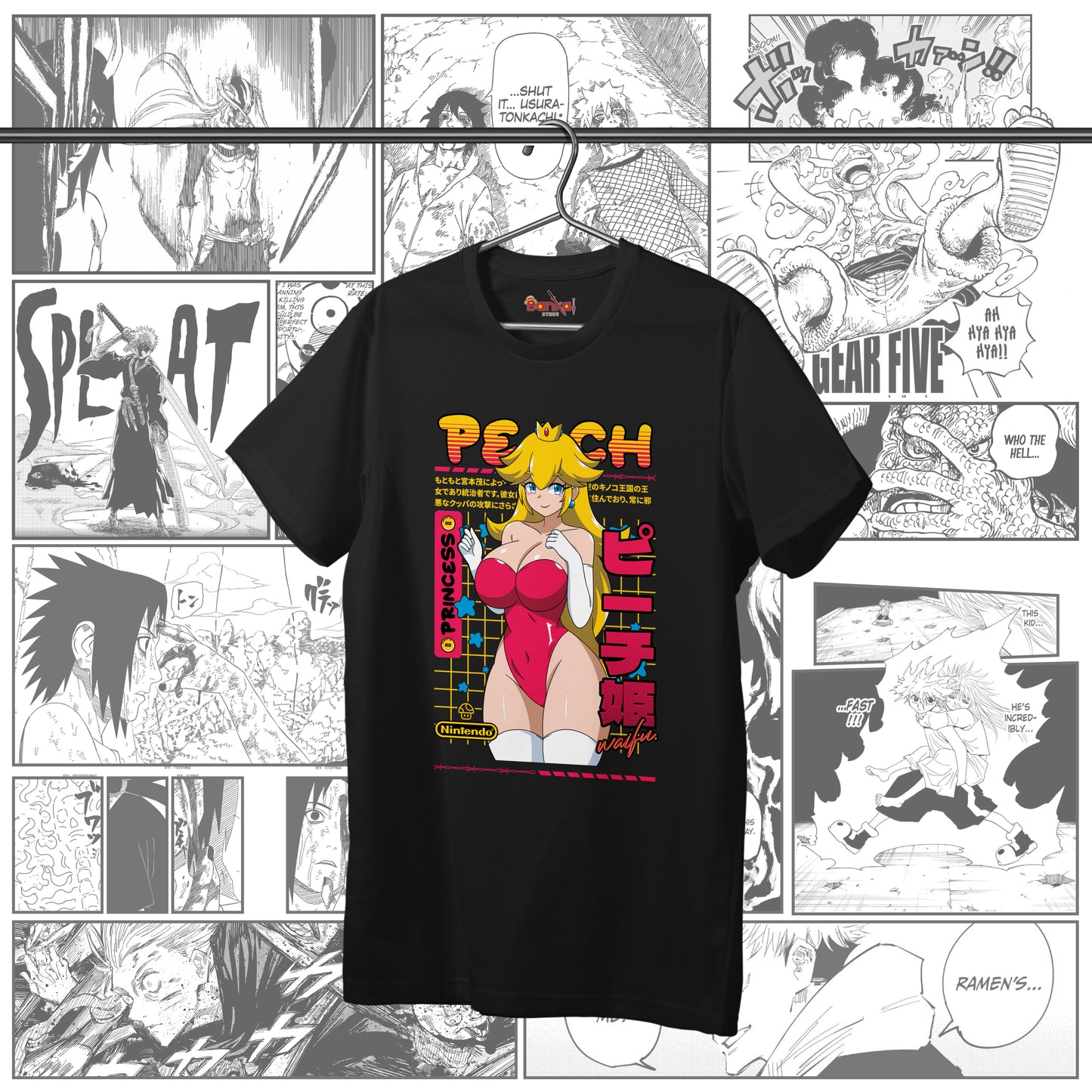 T-Shirt Super Mario - Peach Waifu