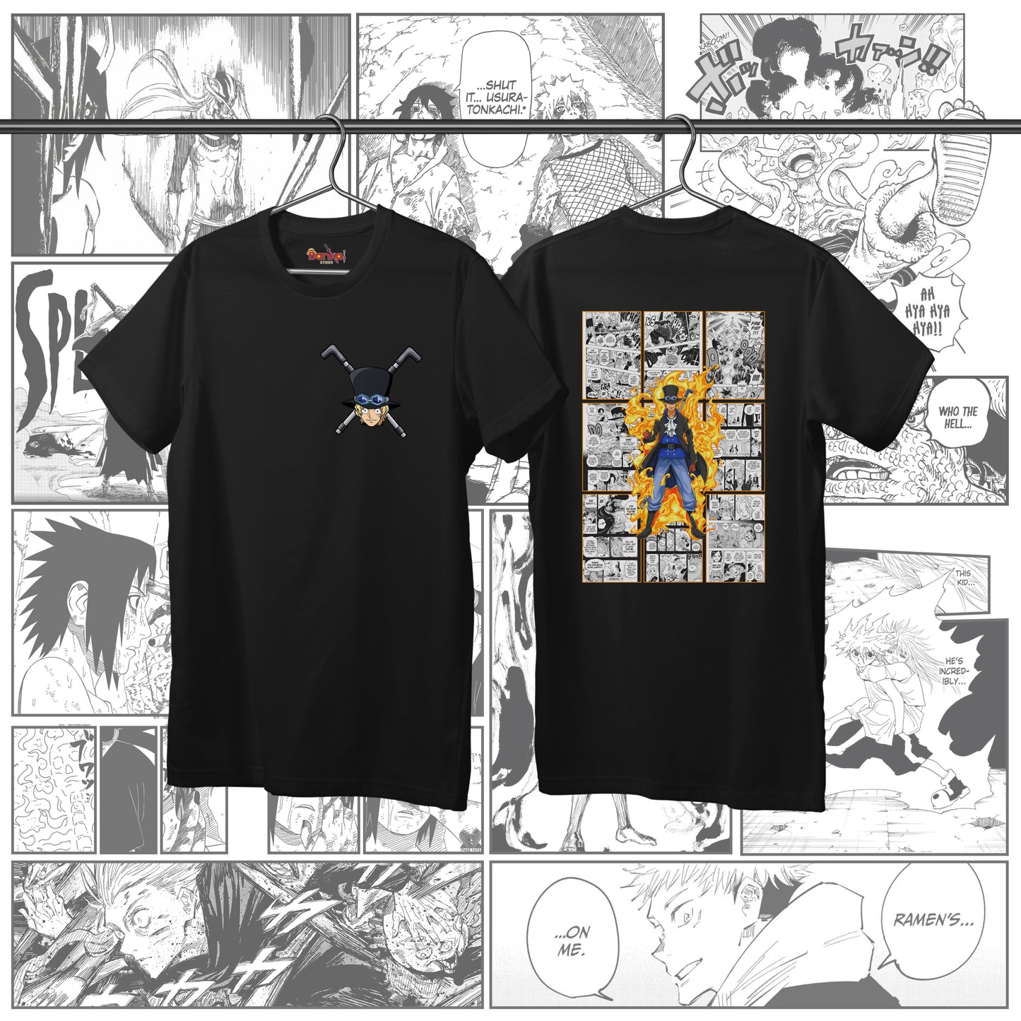 T-shirt OnePiece - Sabo Manga scan