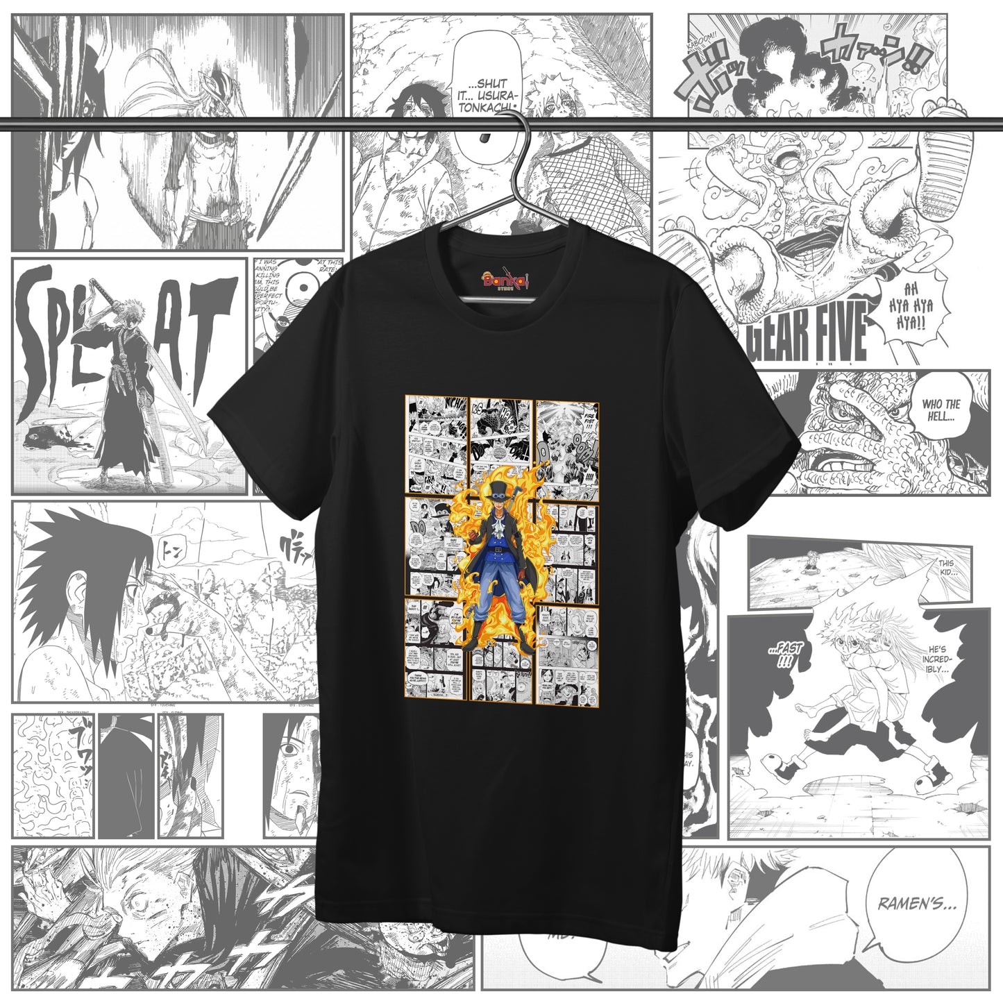 T-shirt OnePiece - Sabo Manga scan