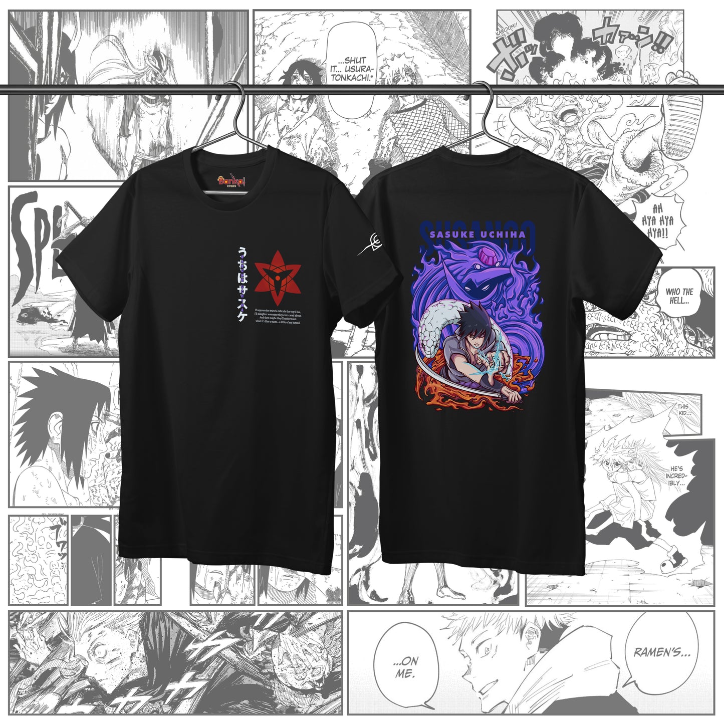 T-shirt Naruto Shippuden - Sasuke Susanoo
