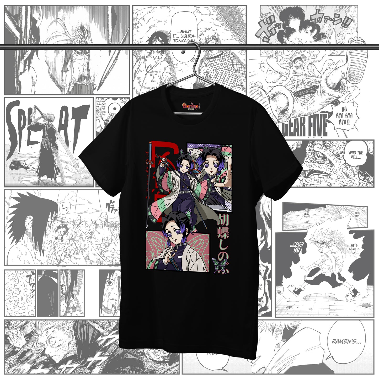 T-shirt Demon Slayer - Shinobu 9 Pilastri