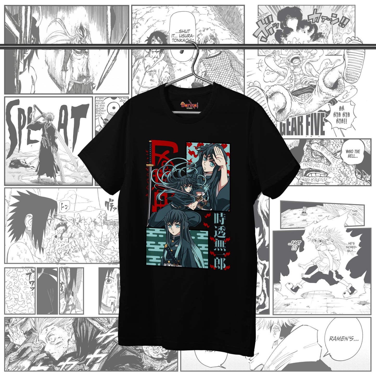 T-shirt Demon Slayer - Tokito 9 Pilastri