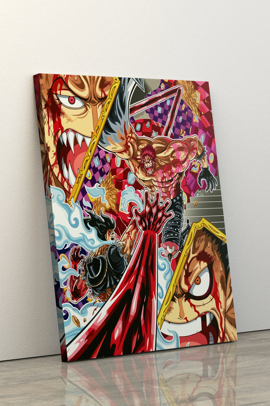 Quadro OnePiece - Luffy vs Katakuri