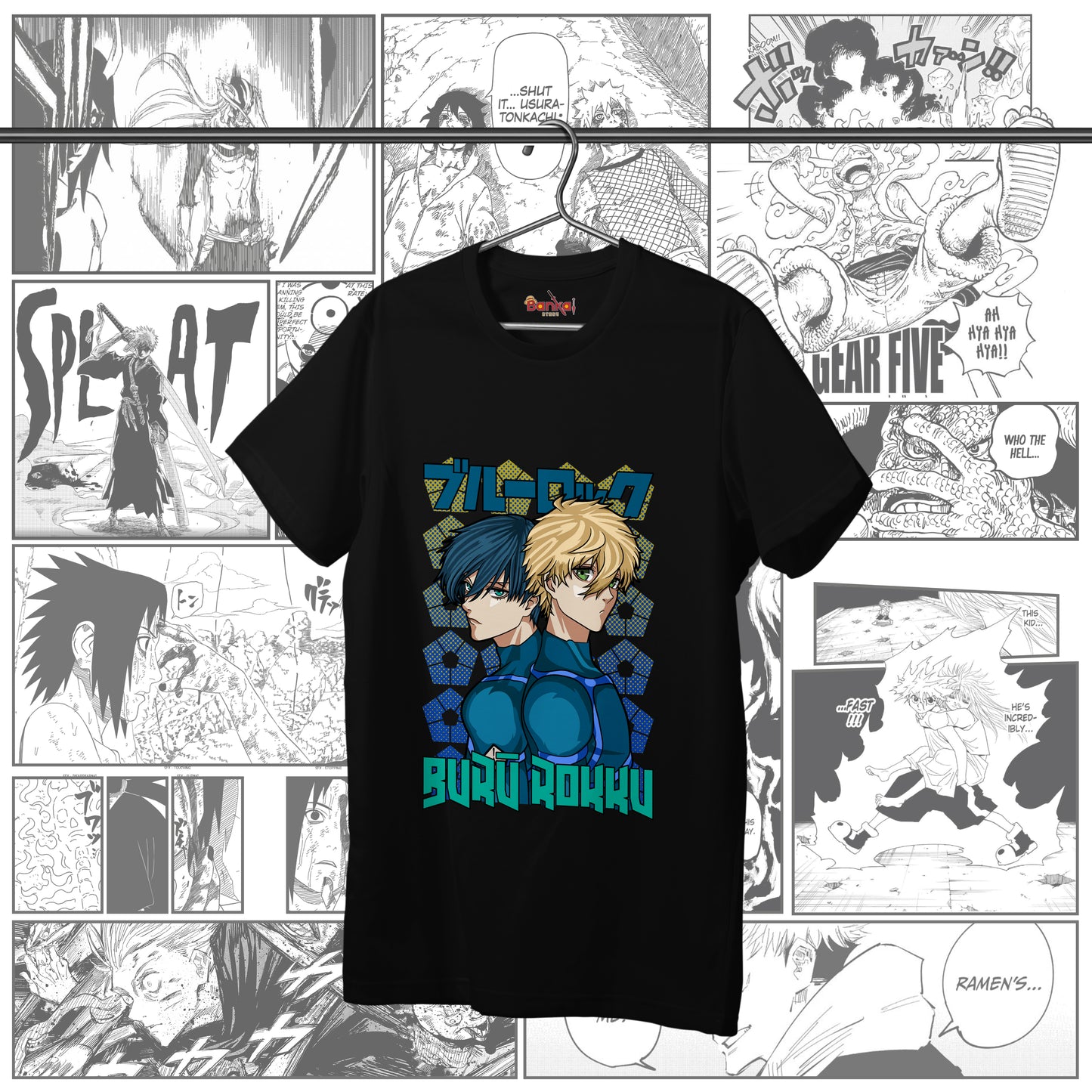 T-shirt Blue Lock - Isagi & Raichi