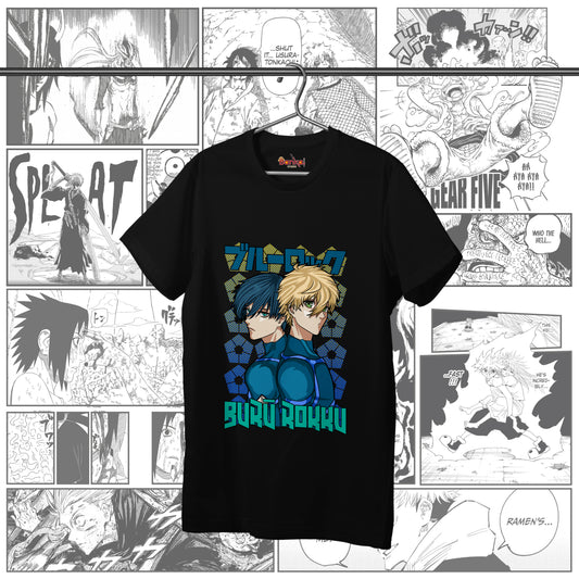 T-shirt Blue Lock - Isagi & Raichi